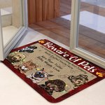 Henkilökohtainen Licking ja hyppääminen todella innoissaan olet täällä ovimatto syntymäpäivälahja lemmikkieläinten ystäville