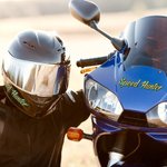 Personalised Name Motorbike Waterproof Helmet Decal Sticker Set of 2 Gift for Motorbike Lovers