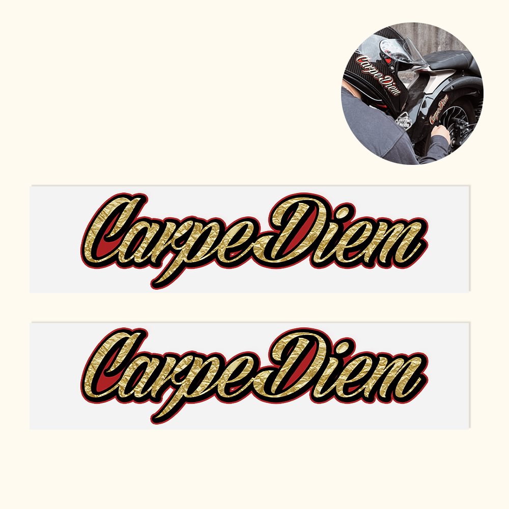 Autocollant Nom Personnalisé pour Casque de Moto Imperméable Lot de 2 Cadeaux pour les Amoureux de la Moto