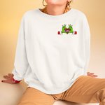 Personalized Green Monster Hand In My Era Sweatshirt T-shirt with Name Christmas Birthday Gift for Friend Family