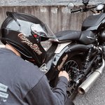 Personalised Name Motorbike Waterproof Helmet Decal Sticker Set of 2 Gift for Motorbike Lovers