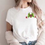 Personalized Green Monster Hand In My Era Sweatshirt T-shirt with Name Christmas Birthday Gift for Friend Family