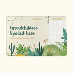 Personalisierte Verwöhnte Enkel hier von Oma & Opa Türmatte Rutschfeste Extra Durable Absorbierende Widerstandsfähige Schmutzige Türmatte Geschenk für