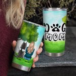 Personalized Dog Mom/Dad 20 oz Stainless Steel Tumbler with Name Birthday Christmas Gift for Dog Lovers