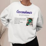 Personalised Word Meaning Definition T-shirt Sweatshirt with Photo Multicolor Available Birthday Christmas Gift for Family Grandparents