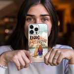 Personifierad Vi är tillsammans under lönnträdet Mobilskal Julklapp Födelsedagspresent för hundälskare