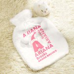 Borsa termica personalizzata con coperchio carino Scaldaletto con nome e iniziali Regalo di Natale di compleanno per bambini