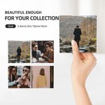 Personalised 2 PCS Square Photo Ceramic Drink Coaster with Cork Backing Pads Housewarming Anniversary Gift for Couple Family