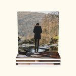 Personalised 2 PCS Square Photo Ceramic Drink Coaster with Cork Backing Pads Housewarming Anniversary Gift for Couple Family