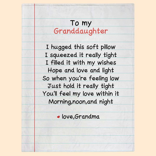 Personalized Love Letter Blanket Letter Paper Sofa Blanket Couple Family Keepsake Anniversary Christmas Gift for Dad Mom Grandparents Children