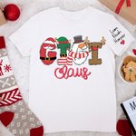 Sweatshirt T-shirt Personnalisé avec Surnom et 1-6 Nom Enfants Cadeau Famille Noël pour Maman Grand-Mère