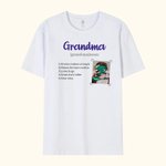 Personalised Word Meaning Definition T-shirt Sweatshirt with Photo Multicolor Available Birthday Christmas Gift for Family Grandparents