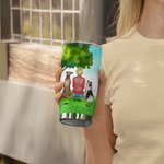 Personalisierte Fur Mama/Papa 20 oz Edelstahl Becher mit Namen Perfekte Geburtstag Weihnachten Geschenk für Hundeliebhaber