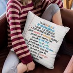 Taie d'oreiller personnalisée Lettre d'amour Noël Anniversaire Coton Cadeau pour la famille ou les amis