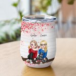 Personalized You 'll Always Be My Person Bestie Party Wine Tumbler Birthday Gift with Insulation Effect