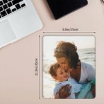 Tapis de Souris Photo Rectangulaire Personnalisé Lisse et Lavable Accessoire de Bureau Ordinateur Meilleur Ami Cadeau Travailleur