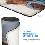 Tapis de Souris Photo Rectangulaire Personnalisé Lisse et Lavable Accessoire de Bureau Ordinateur Meilleur Ami Cadeau Travailleur