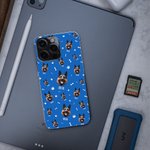 Personalised Colourful Phone Case with Pet Photo Christmas Gift Memorial Gift Birthday Gift for Pet Lover