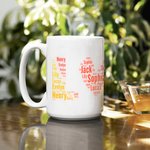 Mug en Céramique Personnalisé avec 2-20 Noms Tasse à Café Cadeau de Noël pour les Grands-parents et la Mère