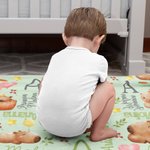 Coperta personalizzata in pile Sherpa con nome e compleanno per bambini, con il nome del porcellino d'India.