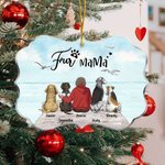 Personalised to Be with Each Other under The Blue Sky Pets Irregular Shape Acrylic Ornament Christmas Gift for Friends