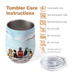 Personalised Life Is Better With A Dog Wine Tumbler Food-grade Stainless Steel Birthday Christmas Gift for Pet Lovers