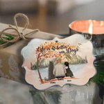 Personalised Life Is Better With Dogs Irregular Shape Acrylic Ornament Christmas Memorial Gift for Dog Lover Owner