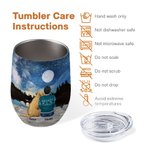 Gepersonaliseerde Life Is Better With Dogs Wijn Tumbler Food Grade Roestvrij staal Verjaardag Kerstcadeau voor hondenliefhebbers