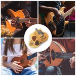 Personalized Wooden Guitar Picks with Storage Case Engraved Holder Box Birthday Gift for Guitar Player Musician