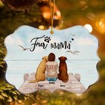 Personalised to Be with Each Other under The Blue Sky Pets Irregular Shape Acrylic Ornament Christmas Gift for Friends