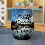 Personalizzato Forever In My Heart Wine Tumbler in acciaio inossidabile di grado alimentare Regalo di compleanno e anniversario per gli amanti dei can