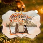 Personalised Life Is Better With Dogs Irregular Shape Acrylic Ornament Christmas Memorial Gift for Dog Lover Owner