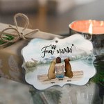 Henkilökohtainen Ihmiset ovat myös koirien vanhempia Lemmikkieläimet Epäsäännöllinen muoto akryyli koriste Joululahja ystäville Ystäville