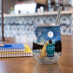 Gepersonaliseerde Life Is Better With Dogs Wijn Tumbler Food Grade Roestvrij staal Verjaardag Kerstcadeau voor hondenliefhebbers