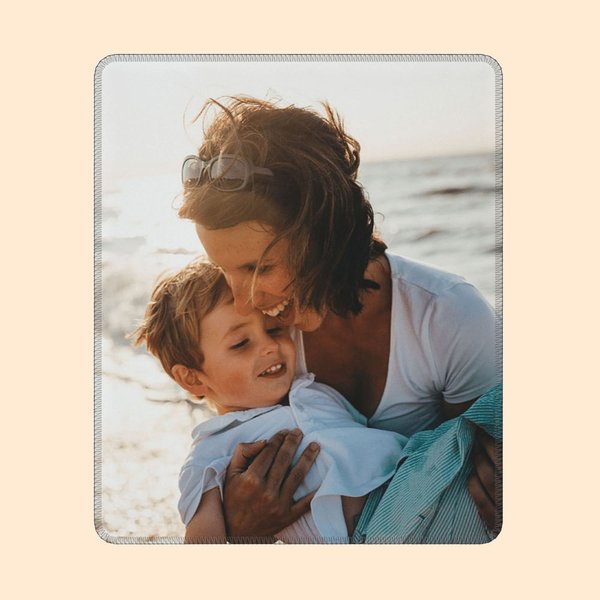 Tapis de Souris Photo Rectangulaire Personnalisé Lisse et Lavable Accessoire de Bureau Ordinateur Meilleur Ami Cadeau Travailleur