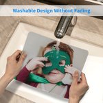 Tapis de Souris Photo Rectangulaire Personnalisé Lisse et Lavable Accessoire de Bureau Ordinateur Meilleur Ami Cadeau Travailleur