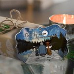 Personalizado Una vez a mi lado Para siempre en mi corazón Perros Ornamento acrílico con forma irregular Regalo de cumpleaños para amante de los perro