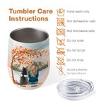 Personalised Life Is Better With a Dog/Dogs Wine Tumbler Food Grade Stainless Steel Birthday Christmas Gift for Dog Lovers