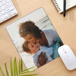 Tapis de Souris Photo Rectangulaire Personnalisé Lisse et Lavable Accessoire de Bureau Ordinateur Meilleur Ami Cadeau Travailleur