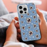 Personalised Colourful Phone Case with Pet Photo Christmas Gift Memorial Gift Birthday Gift for Pet Lover