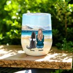 Personalized Forever In My Heart Wine Tumbler Food Grade Stainless Steel Gift for Pet Lover