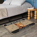 Gepersonaliseerde Keep Door Closed Pet Welkom Deurmat Housewarming Gift voor hondenliefhebbers kattenliefhebbers