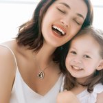 Gepersonaliseerde Ik Hou Van Je Mam Projectieketting Moeder en Kind Liefde Hart Hanger Halssieraad Sieraden Verjaardag Moederdag Kerstcadeau voor Mama