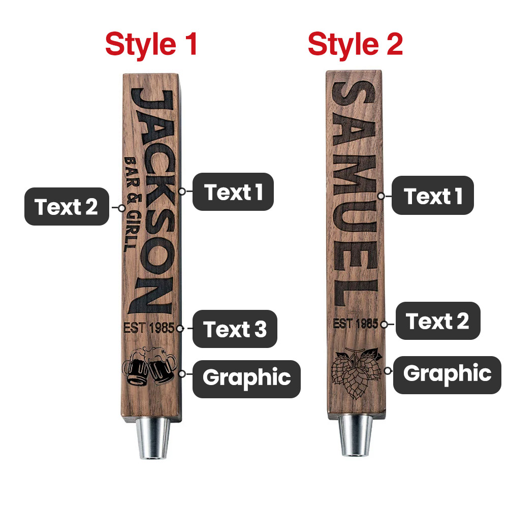 Homebrew Custom Beer Tap Handle For Beer Lovers Callie CALLIE