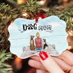 Henkilökohtainen alla sininen taivas loppuelämämme Lemmikit epäsäännöllinen muoto keraaminen koriste joululahja ystäville