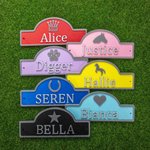 Personalised 3D PLA Horse Door Sign
