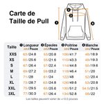 Sweat à Capuche Personnalisé Thème Crochet avec Pochette de Rangement pour Fils Cadeau pour Amateurs de Tricot