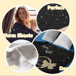 Personalized Whenever You Touch This Heart You Will Know That I Love You Butterfly Blanket Christmas Mother’s Day Anniversary Gift for Mom Grandma