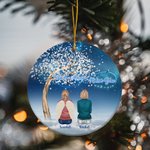 Personalised I' Am Always With You Round Ceramic Ornament Memorial Gift for Family Friend