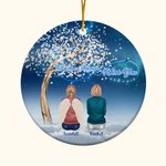 Personalised I' Am Always With You Round Ceramic Ornament Memorial Gift for Family Friend